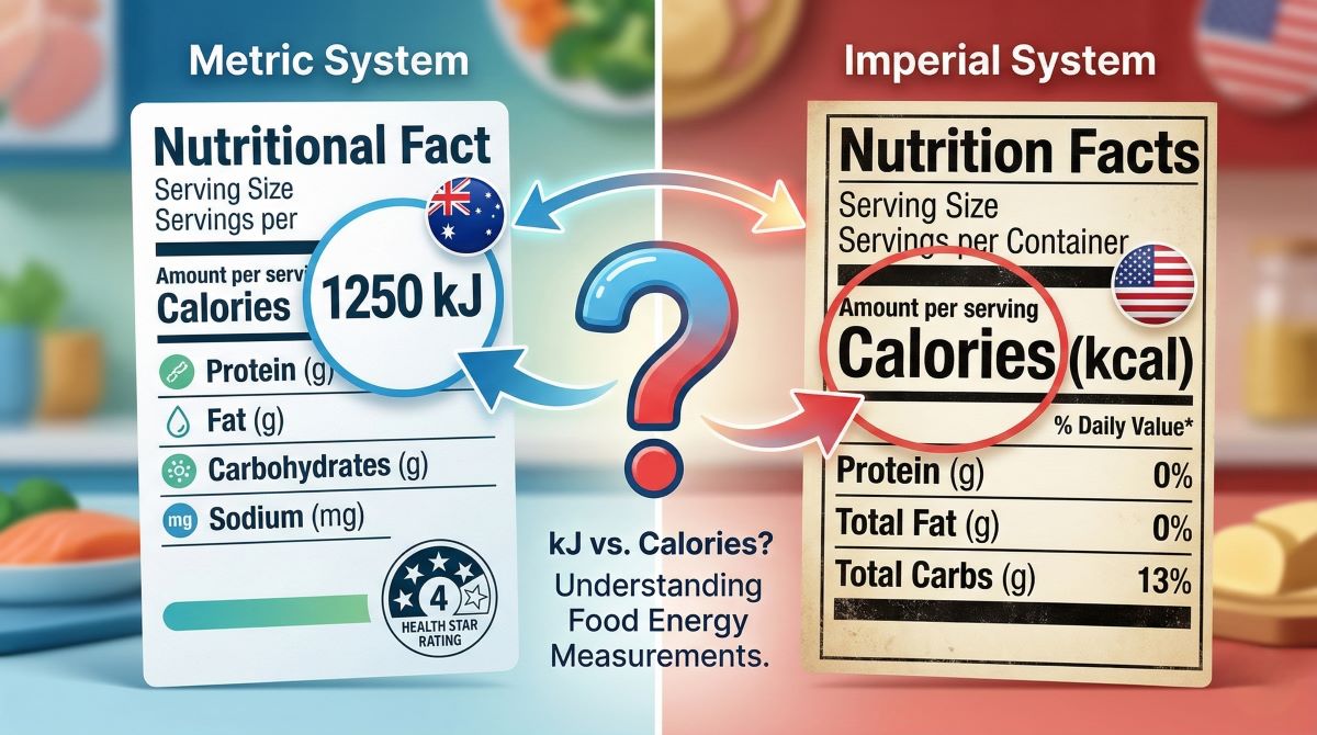 Kilojoules vs Calories What’s the Difference & How to Convert Them